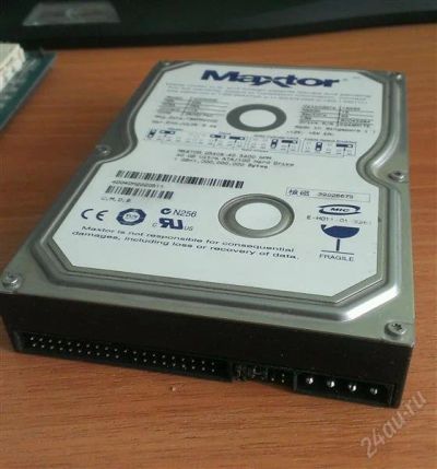 Лот: 2630173. Фото: 1. Винчестер Maxtor 40Gb. Жёсткие диски (HDD)