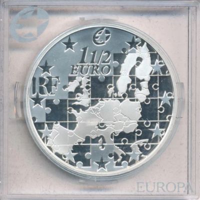 Лот: 6651681. Фото: 1. Франция 2004 1 1/2 евро Расширение... Европа
