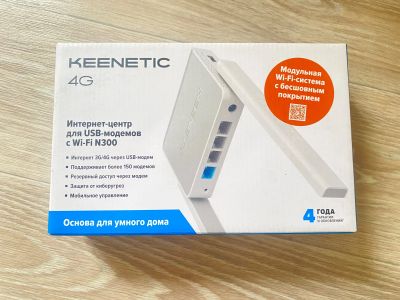 Лот: 25766317. Фото: 1. Wi-Fi роутер Keenetic 4G (KN-1211... Маршрутизаторы (роутеры)