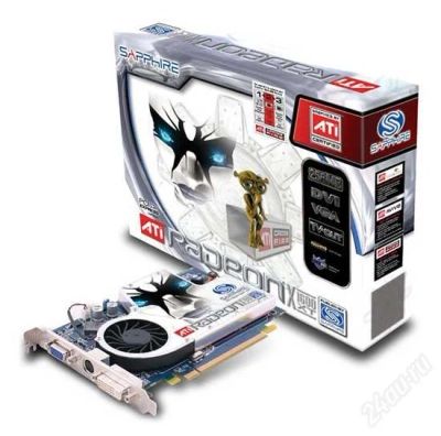 Лот: 1835232. Фото: 1. Sapphire Radeon X1600 XT 256 МБ... Видеокарты