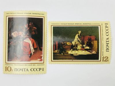 Лот: 23315245. Фото: 1. Зарубежная живопись в музеях СССР... Марки