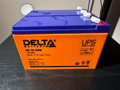 Лот: 20349631. Фото: 1. Аккумулятор для ИБП Delta Battery... ИБП, аккумуляторы для ИБП