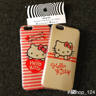 Лот: 5536381. Фото: 1. Чехол Hello Kitty для iPhone 6. Чехлы, бамперы