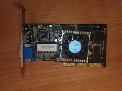 Лот: 8690823. Фото: 1. Видеокарта AGP GeForce 2 MX 400... Видеокарты