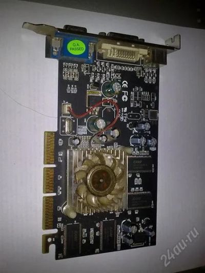 Лот: 1437222. Фото: 1. видеокарта ati radeon 9600 se... Видеокарты