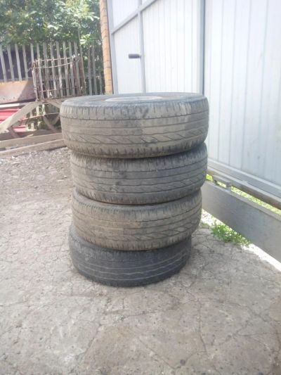 Лот: 7847608. Фото: 1. Колёса летние на дисках bridgestone... Шины на дисках
