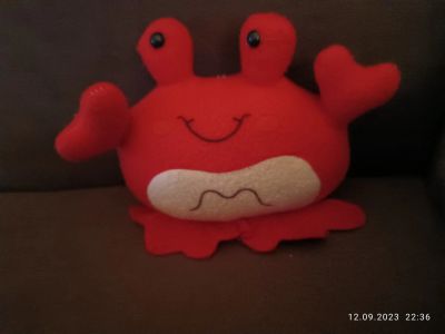 Лот: 20798110. Фото: 1. Мягкая игрушка краб. Мягкие