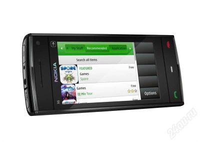 Лот: 524724. Фото: 1. Nokia X6 8 gb black новый. Смартфоны