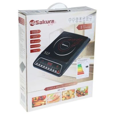 Лот: 11274914. Фото: 1. Индукционная плитка Sakura 7152. Кухонная
