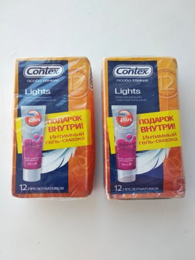 Лот: 17967969. Фото: 1. Презервативы Contex lights (особо... Презервативы