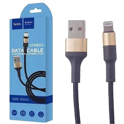 Лот: 19269801. Фото: 1. Кабель Hoco X26 USB Iphone | Lightning... Дата-кабели, переходники