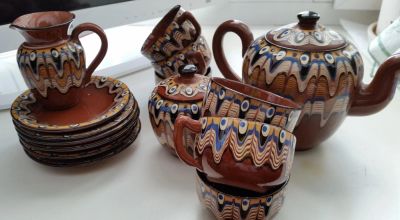 Лот: 5450669. Фото: 1. Старинный кофейный набор. Сервизы, наборы посуды