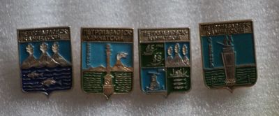 Лот: 11437041. Фото: 1. Набор значков: город Петропавловск-Камчатский... Сувенирные