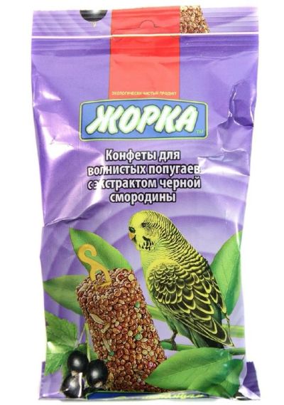 Лот: 6413537. Фото: 1. Лакомство ЖОРКА для волнистых... Корма