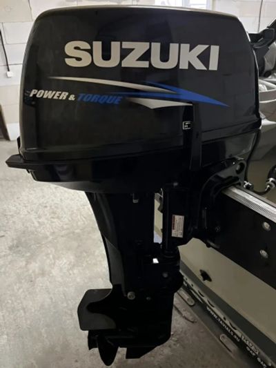 Лот: 25362882. Фото: 1. 2х-тактный лодочный мотор SUZUKI... Лодочные моторы