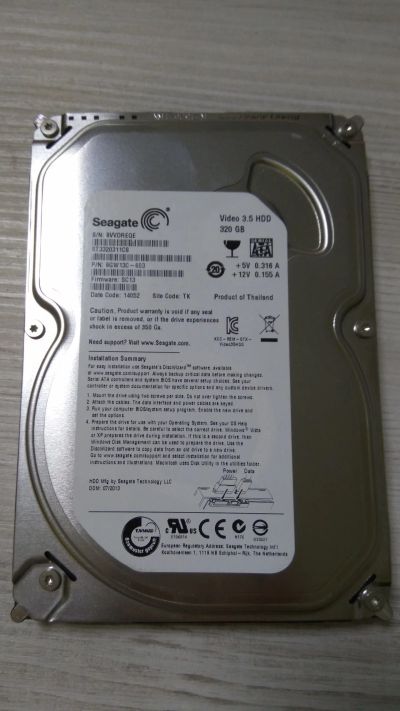 Лот: 11921320. Фото: 1. HDD Seagate 320Gb ST3320311CS. Жёсткие диски (HDD)