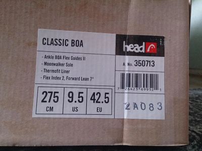 Лот: 5701828. Фото: 1. Боты Head, жесткость 5, размер... Ботинки