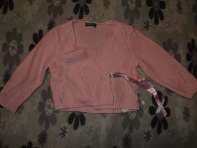 Лот: 10179486. Фото: 1. кофта д/д Benetton р.74. Ползунки, распашонки, слипы