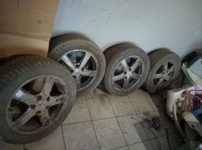 Лот: 8259375. Фото: 1. колеса хонда. Шины на дисках