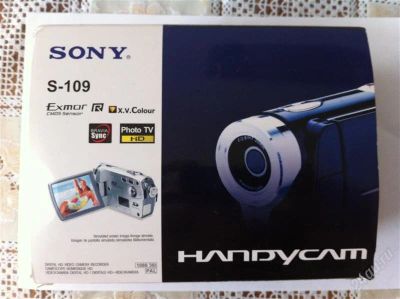 Лот: 878567. Фото: 1. Новая видеокамера SONY s109. C... Видеокамеры