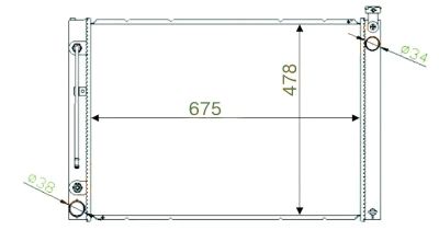 Лот: 3737418. Фото: 1. Радиатор toyota alphard 1mz (2002-... Двигатель и элементы двигателя