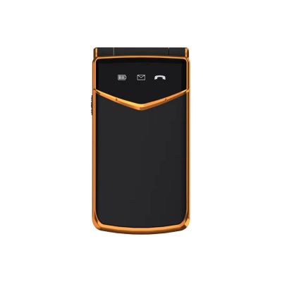 Лот: 25021380. Фото: 1. Сотовый Maxvi E11 Black-gold 2sim... Кнопочные мобильные телефоны