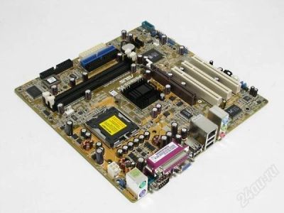 Лот: 919494. Фото: 1. Socket LGA775 ASUS P5S800-VM. Материнские платы