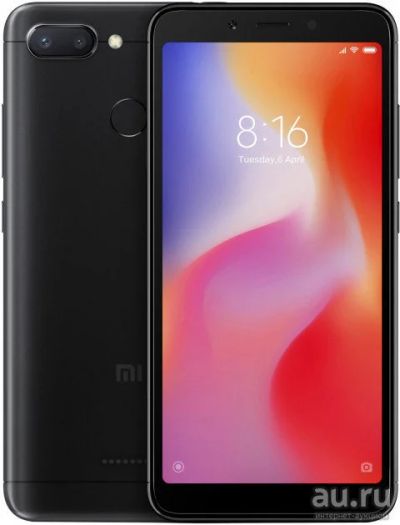 Лот: 12791057. Фото: 1. Xiaomi Redmi 6 32Gb Черный Global... Смартфоны