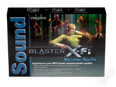 Лот: 1226103. Фото: 1. creative x-fi xtreme audio (BOX... Звуковые карты