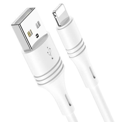 Лот: 22738414. Фото: 1. Кабель USB - Apple lightning Borofone... Дата-кабели, переходники