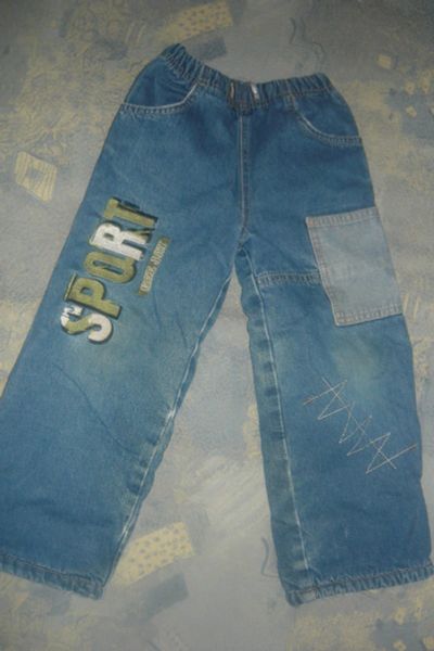 Лот: 9651335. Фото: 1. джинсы на мальчика утепленные... Верхняя одежда