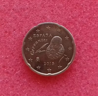 Лот: 13278376. Фото: 1. 20 евроцентов 2015 года. Испания... Европа