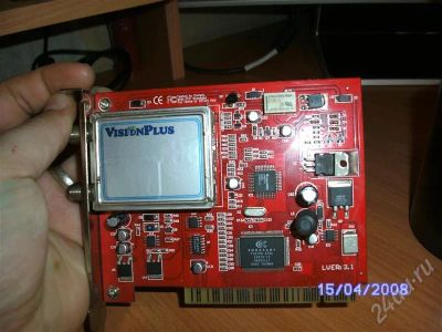 Лот: 659196. Фото: 1. DVB карта VisionPlus. Другое (сетевые устройства)