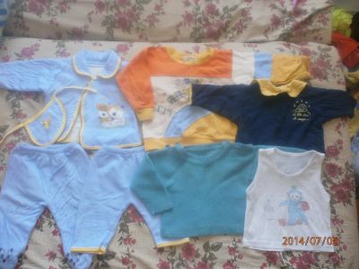 Лот: 4275123. Фото: 1. пакет для мальчика до 68. Ползунки, распашонки, слипы
