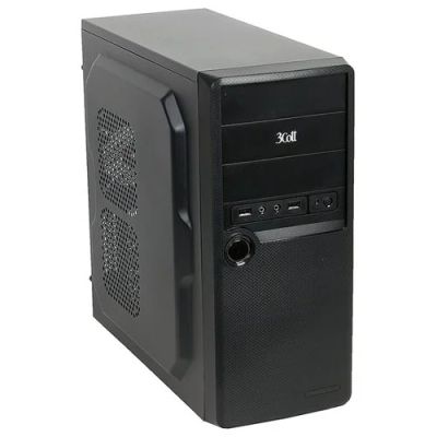 Лот: 15933399. Фото: 1. Корпус 3Cott 3C-ATX-J107, Black... Корпуса, блоки питания