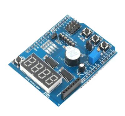 Лот: 17512701. Фото: 1. Многофункциональный шилд для Arduino... Микроконтроллеры