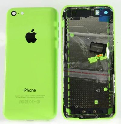 Лот: 7674082. Фото: 1. Корпус iPhone 5C Зеленый. При... Корпуса, клавиатуры, кнопки