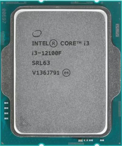 Лот: 21782025. Фото: 1. Процессор intel core i3-12100f. Процессоры