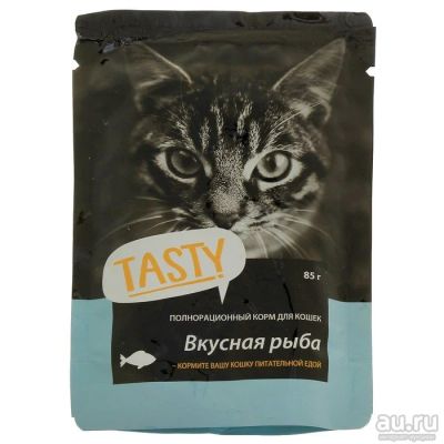 Лот: 13964089. Фото: 1. Tasty (Тэсти) Рыба в желе 85г... Корма