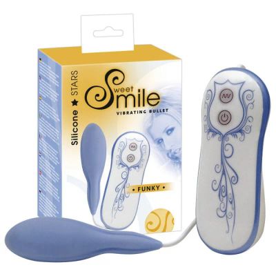 Лот: 22062325. Фото: 1. Виброяйцо Smile Funky - голубой. Игрушки