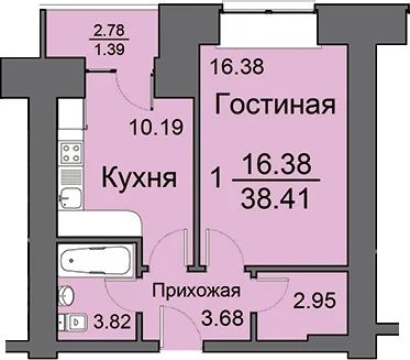 Лот: 4542914. Фото: 1. 1-комн Покровка-Life собственник... Квартиры, студии
