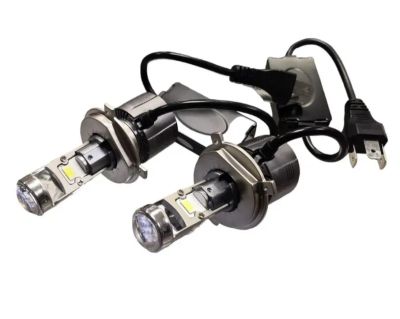 Лот: 20577057. Фото: 1. Лампа H4 12В/24В LED Мини Линзы... Оптика и освещение
