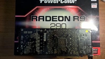 Лот: 6943706. Фото: 1. Видеокарта Radeon R9 290 неисправная. Видеокарты