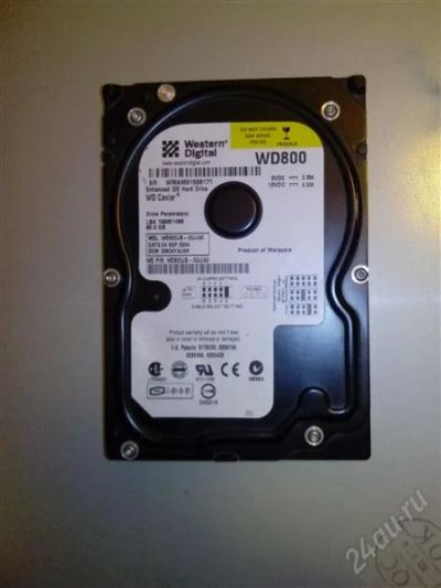 Лот: 2601014. Фото: 1. Винчестер WD800 IDE 80GB. Жёсткие диски (HDD)