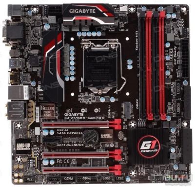 Лот: 8882579. Фото: 1. gigabite GA-Z170MX-Gaming 5. Материнские платы