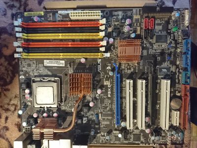 Лот: 17672506. Фото: 1. ASUS P5KC. Материнские платы