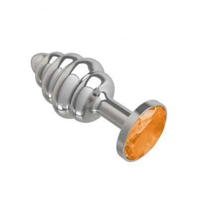 Лот: 24282758. Фото: 1. Анальная втулка Silver Spiral... Украшения