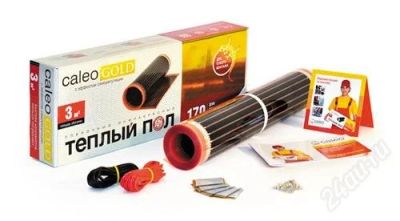 Лот: 2380337. Фото: 1. Пленочный теплый пол Caleo Gold... Тёплый пол