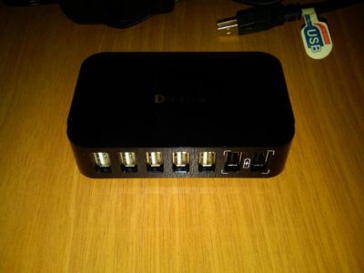Лот: 4293251. Фото: 1. USB хаб D-link DUB-H7 б/у. Другое (периферия)