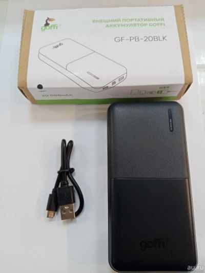 Лот: 18026091. Фото: 1. Внешний аккумулятор PowerBank... Внешние, портативные аккумуляторы для смартфонов (Power bank)